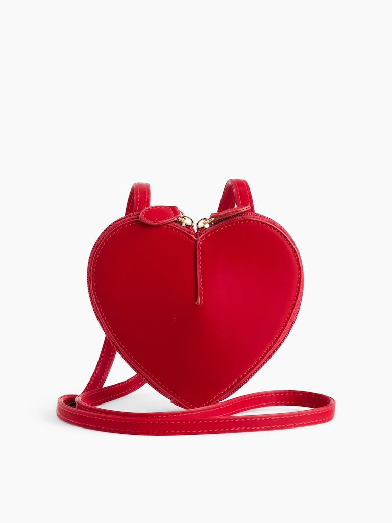 Kids Heart Crossbody Bag