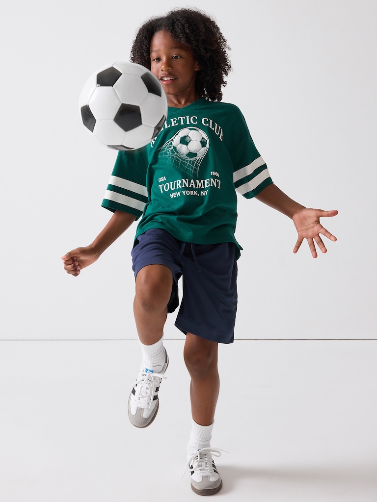 Kids Oversized Soccer T-Shirt