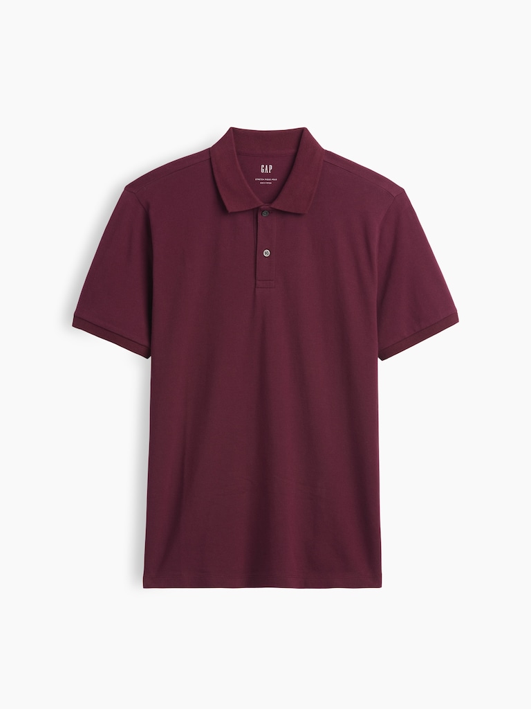 Stretch Pique Polo Shirt
