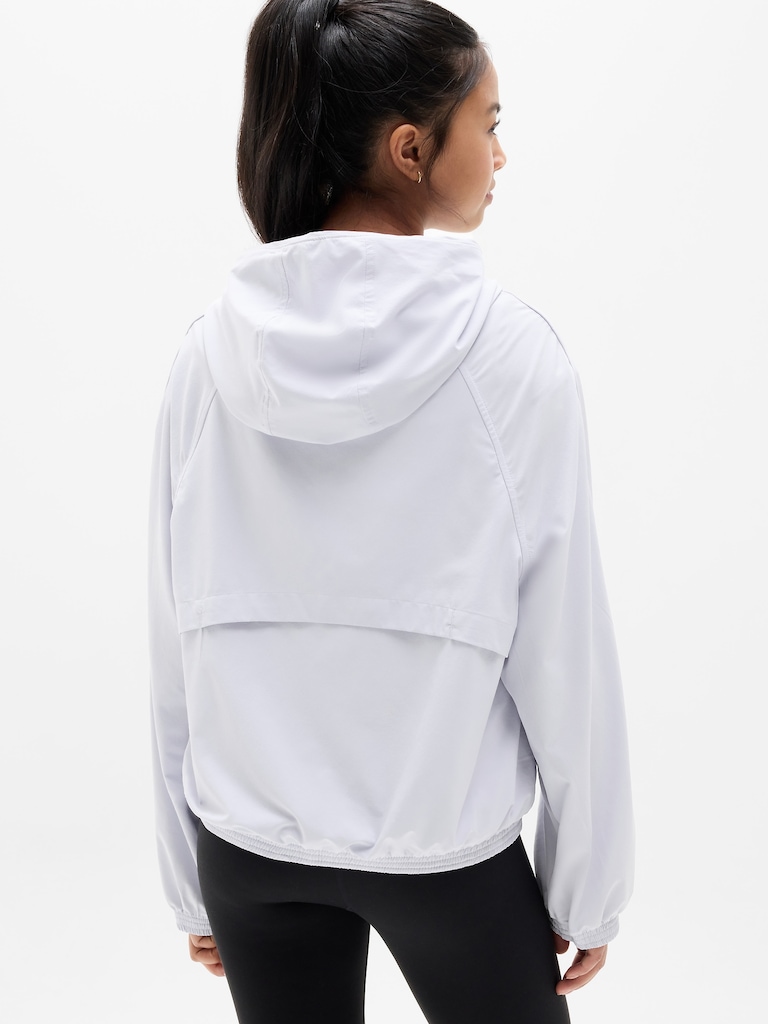 Athleta Girl Run Free Hooded Jacket