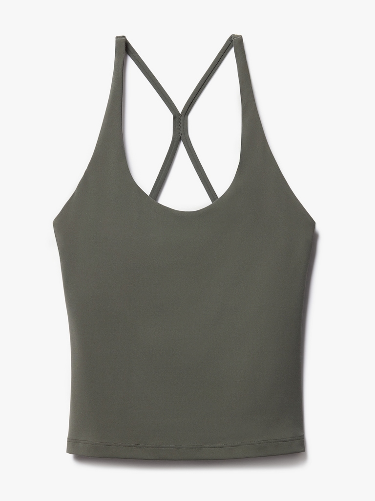 Transcend Crossback Built-In Bra Tank