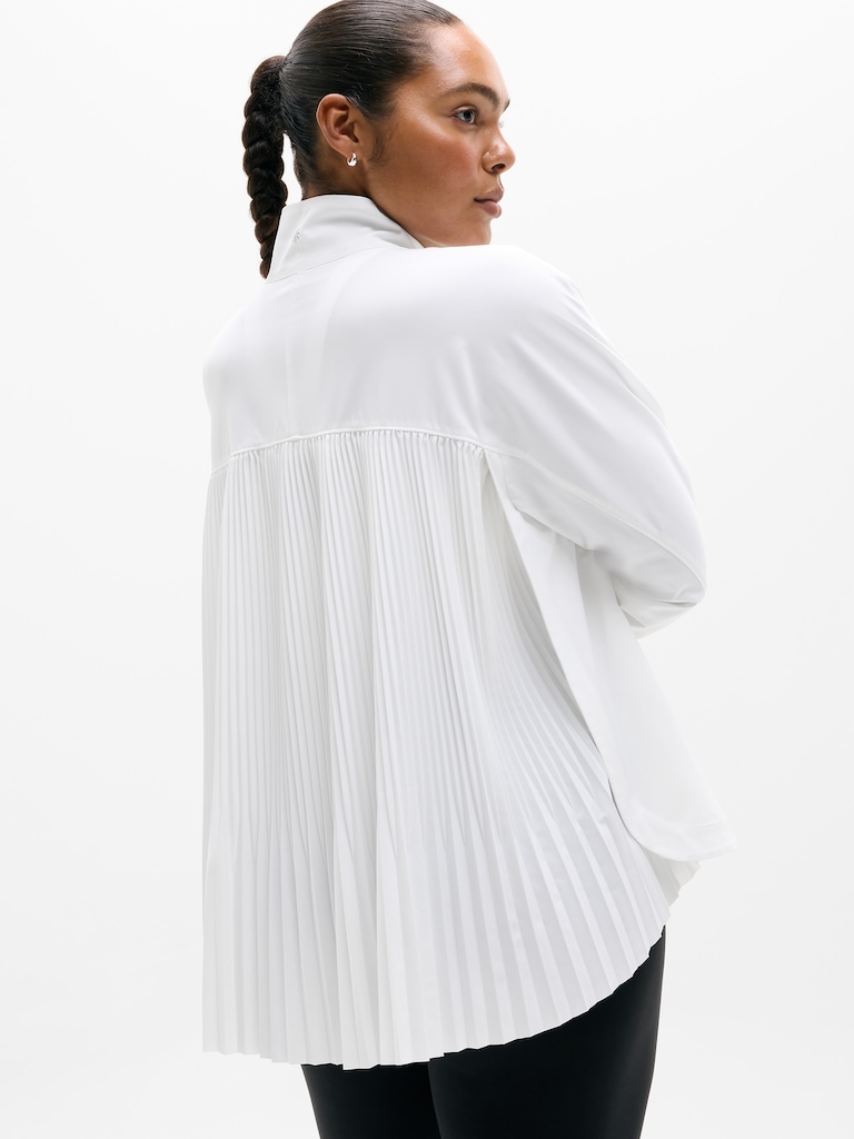 Featherweight Plissé Jacket