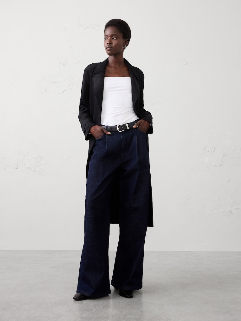 Soft Stretch Square-Neck Top