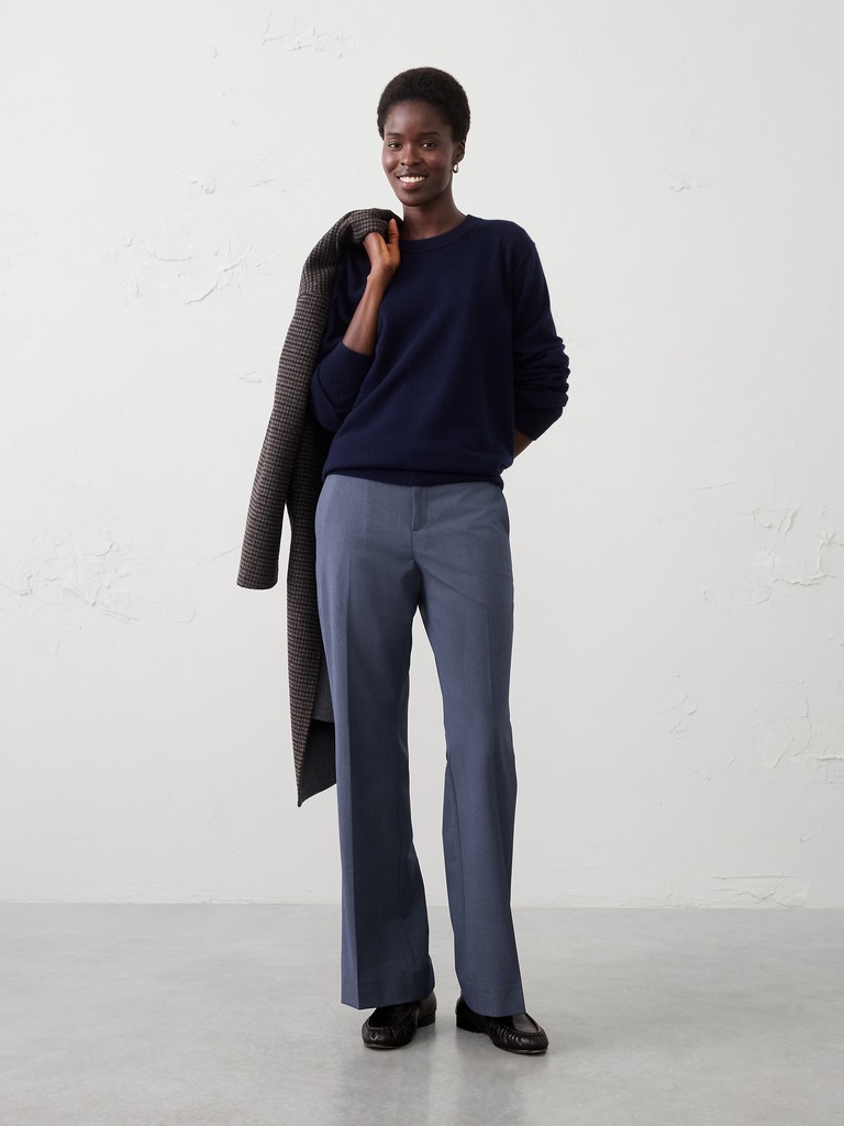 Bootcut High-Rise Sculpted Trouser