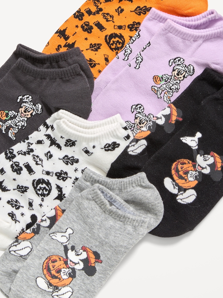 Disney© 6-Pack Novelty Ankle Socks for Women