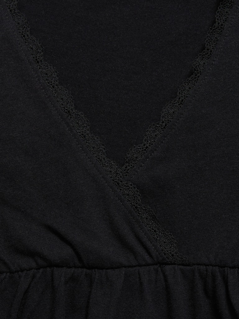 Long-Sleeve Faux-Wrap Top for Girls