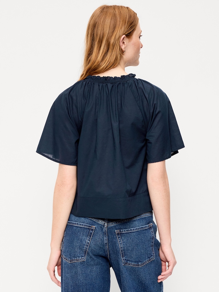 Loose Short-Sleeve Top
