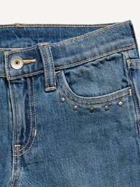Low-Rise Studded Flare-Leg Jeans for Girls