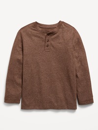 Softest Long-Sleeve Henley T-Shirt for Boys