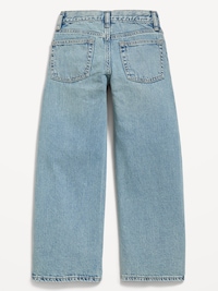 Low-Rise Baggy Wide-Leg Jeans for Girls