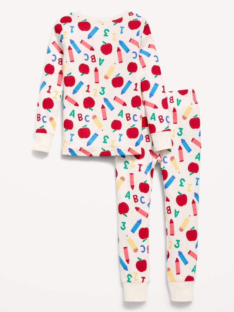 Printed Snug-Fit Pajama Set for Toddler & Baby