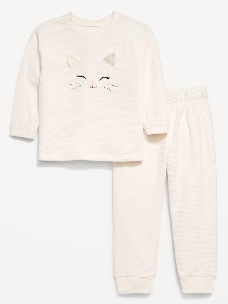 Microfleece Pajama Set for Toddler & Baby