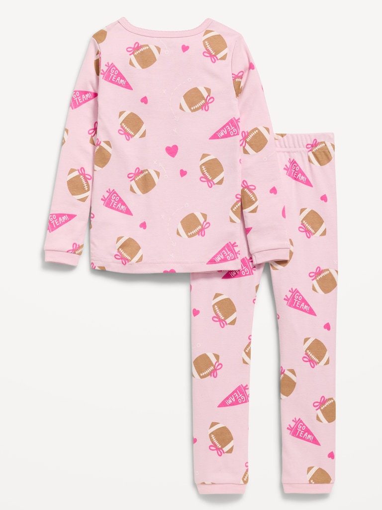 Printed Snug-Fit Pajama Set for Toddler & Baby