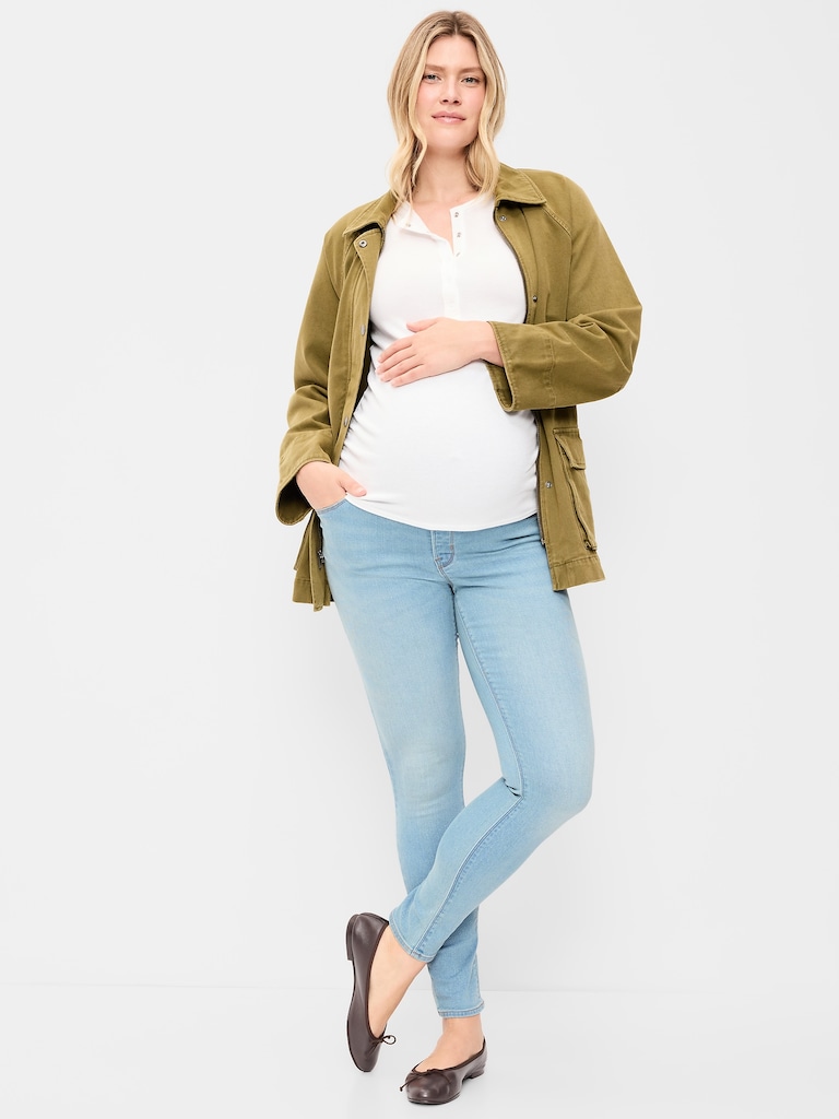 Maternity Full-Panel Wow Skinny Jeans