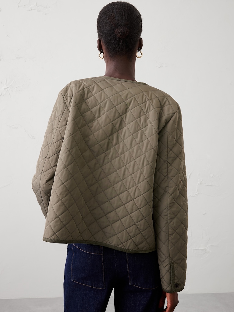 Quilted Cropped Jacket