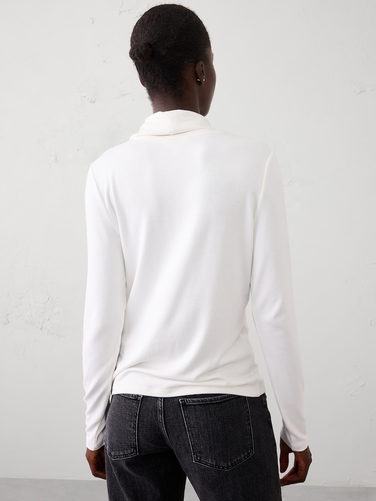 Soft Luxe Turtle-Neck Top