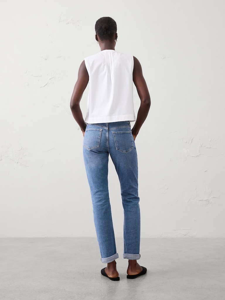 Girlfriend Mid-Rise Jean