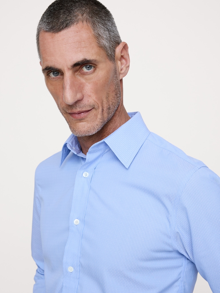 Slim-Fit Wrinkle-Resistant Dress Shirt