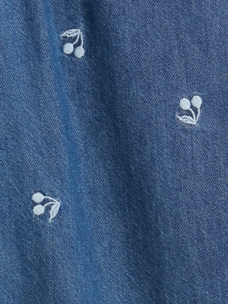 Kids Pull-On Wide Leg Jeans
