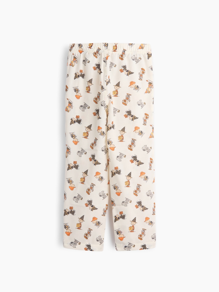 GapKids Peanuts Halloween Flannel PJ Pants