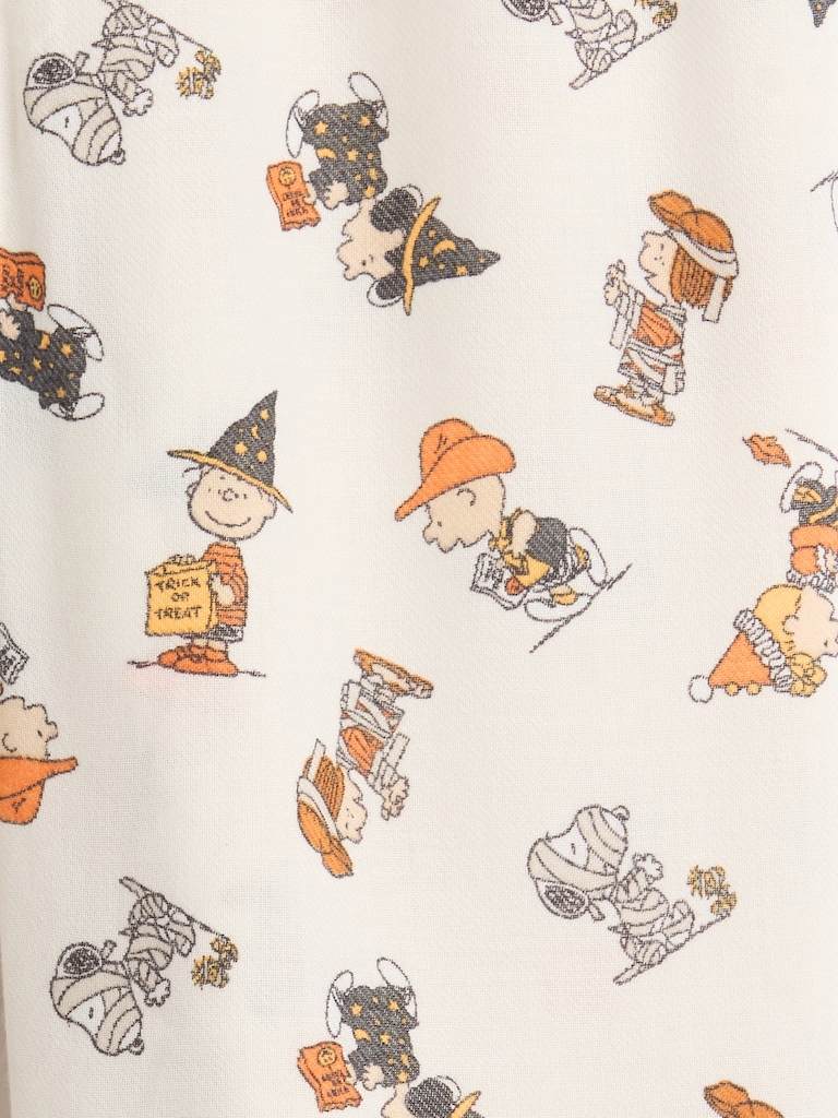 GapKids Peanuts Halloween Flannel PJ Pants