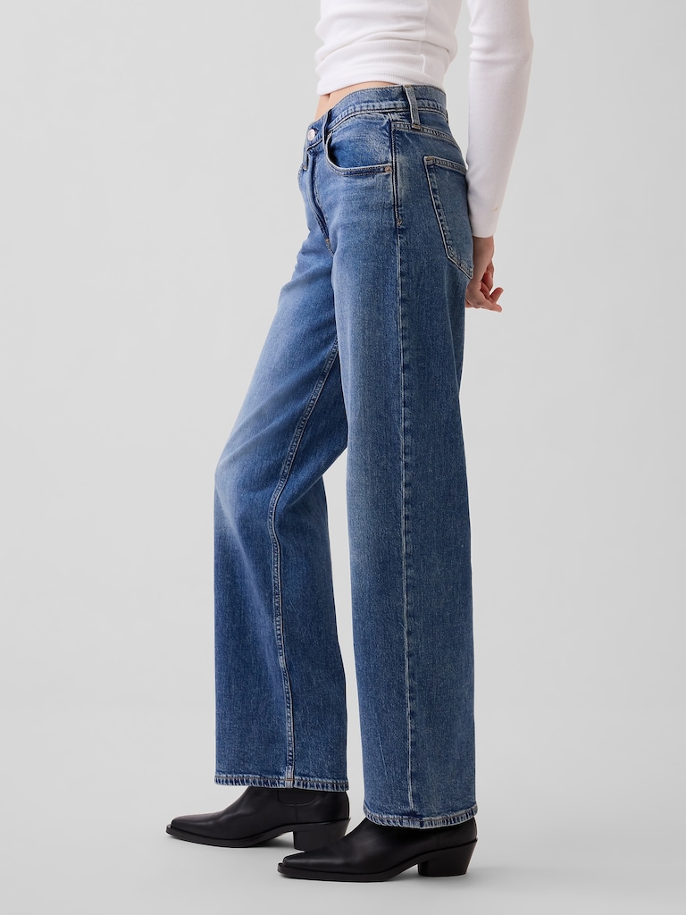 Low Rise '90s Loose Jeans