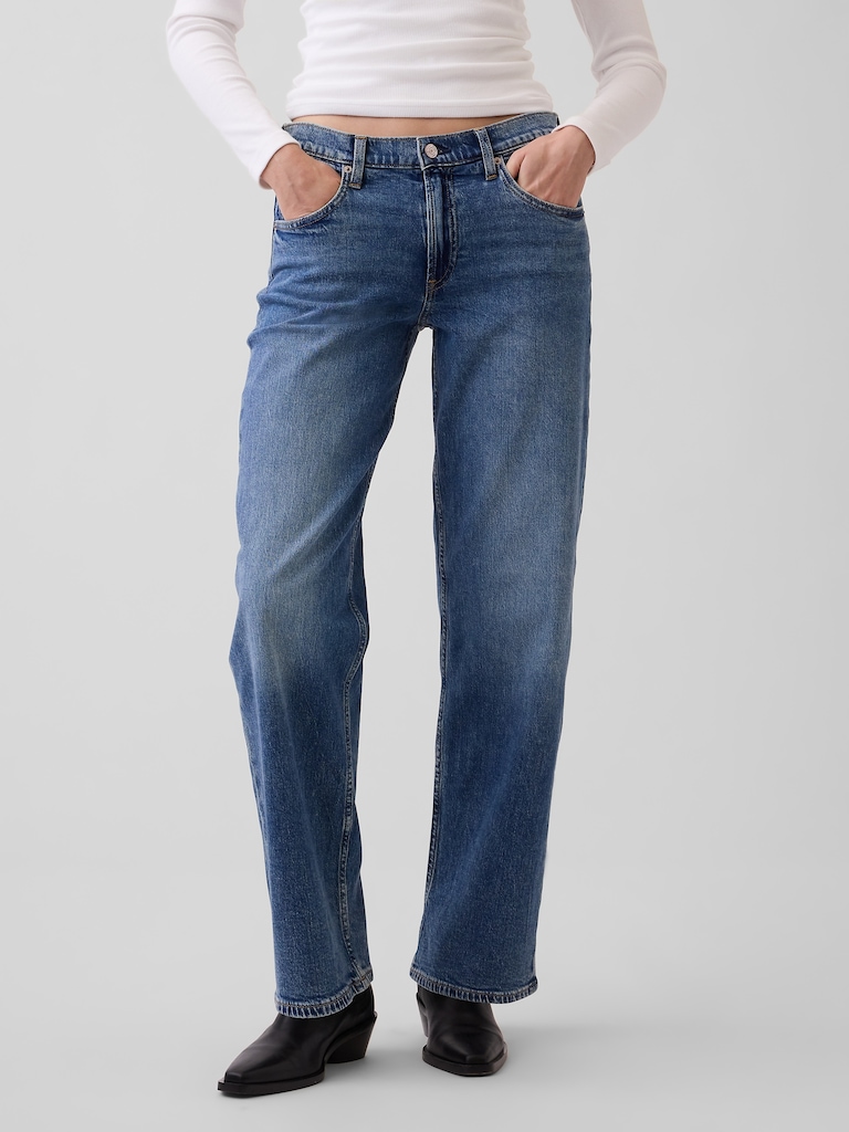 Low Rise '90s Loose Jeans