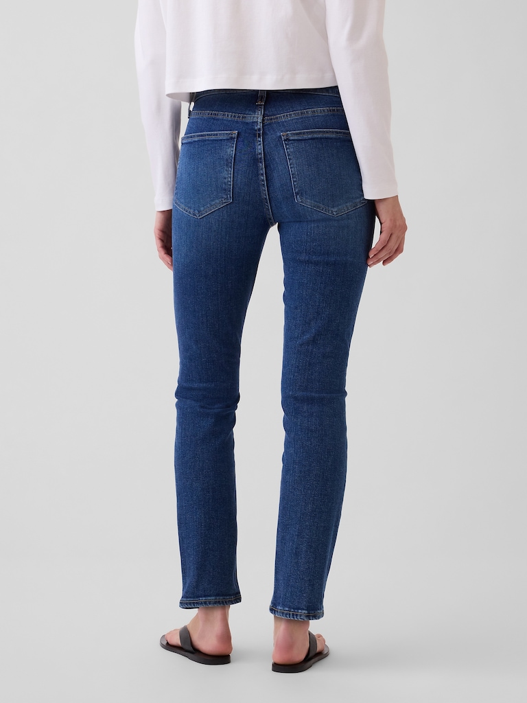 Mid Rise Vintage Slim Jeans