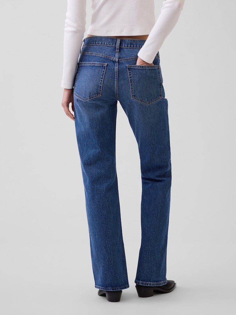 Mid Rise Relaxed Flare Jeans