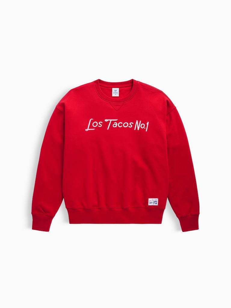 Adult Los Tacos No. 1 Heavyweight French Terry Oversized Sweatshirt