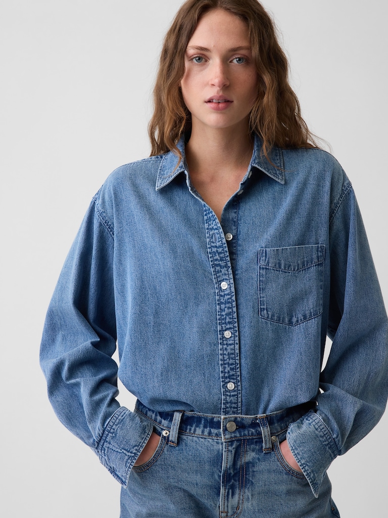 Denim Big Shirt