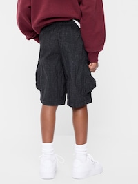 Below Knee Super Baggy Ripstop Cargo Shorts for Boys