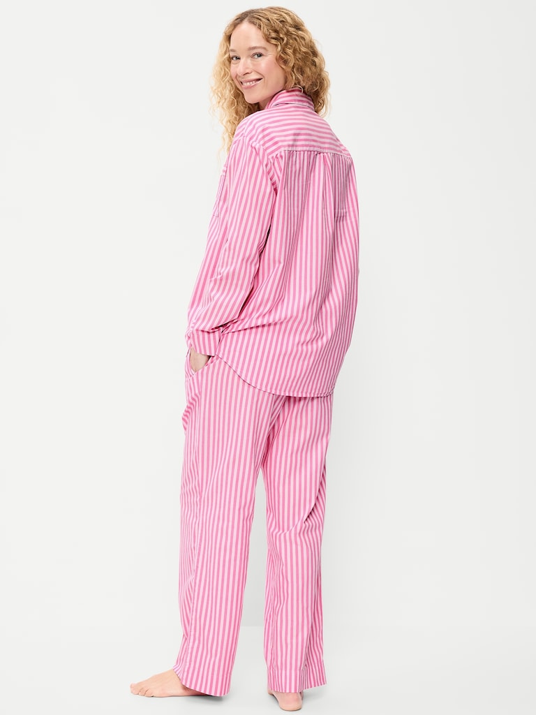 Poplin Pajama Pant Set