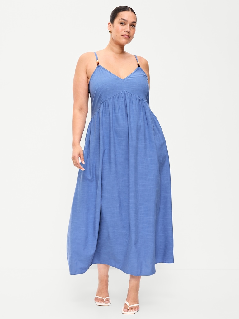 Sleeveless Boho Maxi Dress