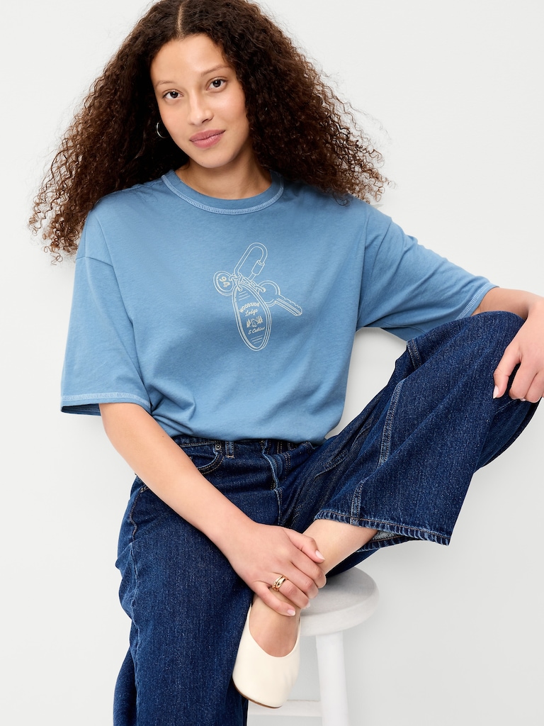 Crew-Neck Graphic T-Shirt