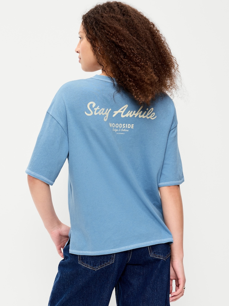 Crew-Neck Graphic T-Shirt