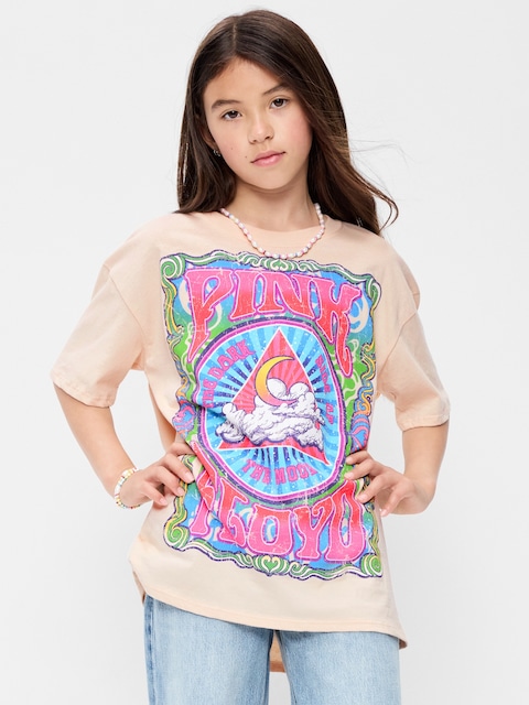 Pink Floyd™ Oversized Graphic T-Shirt for Girls