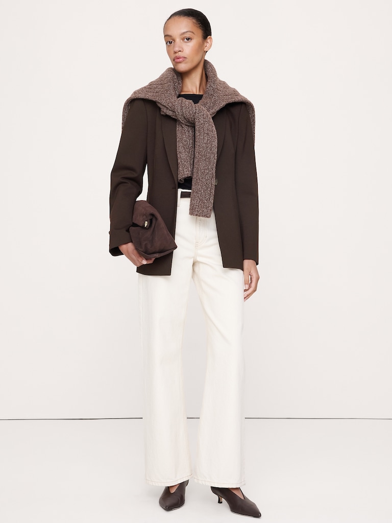 Slim Everywhere Ponte Blazer