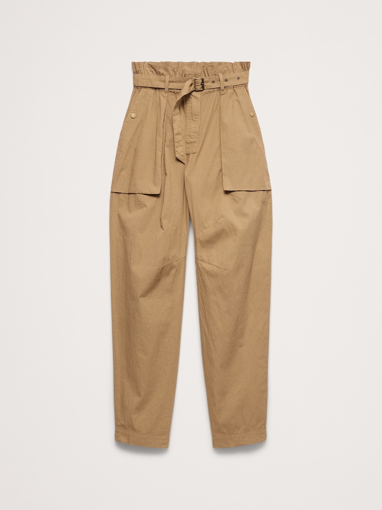 Ripstop Cotton Paperbag Pant