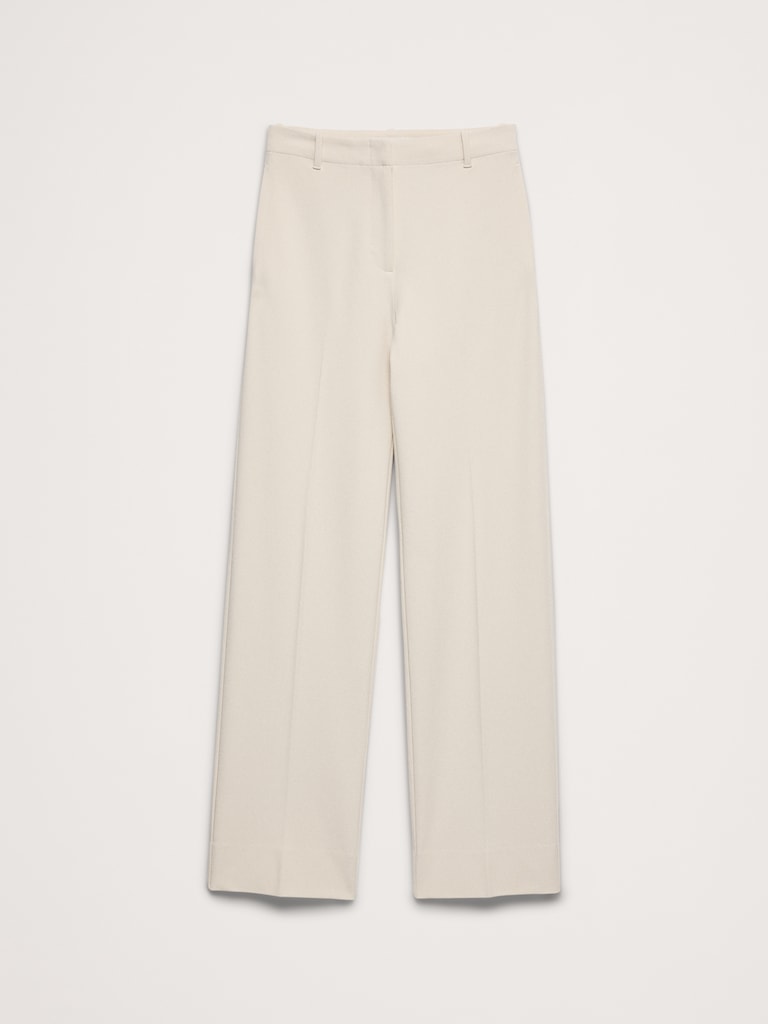 Ultra High-Rise Modern Straight City Stretch Pant