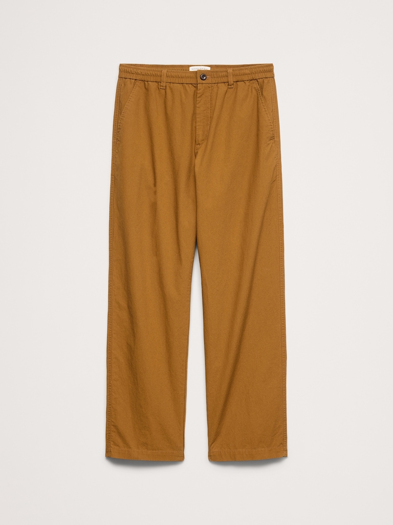 The Weekender Relaxed Pull-On Pant in Cotton