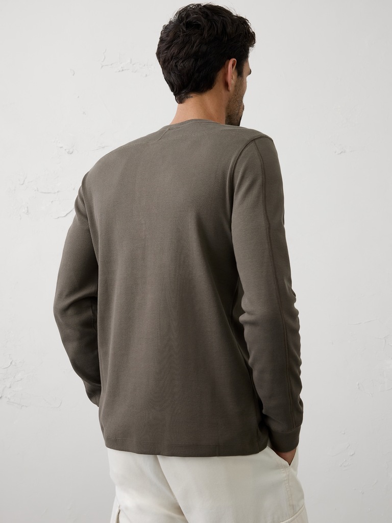 Mini Ribbed Henley