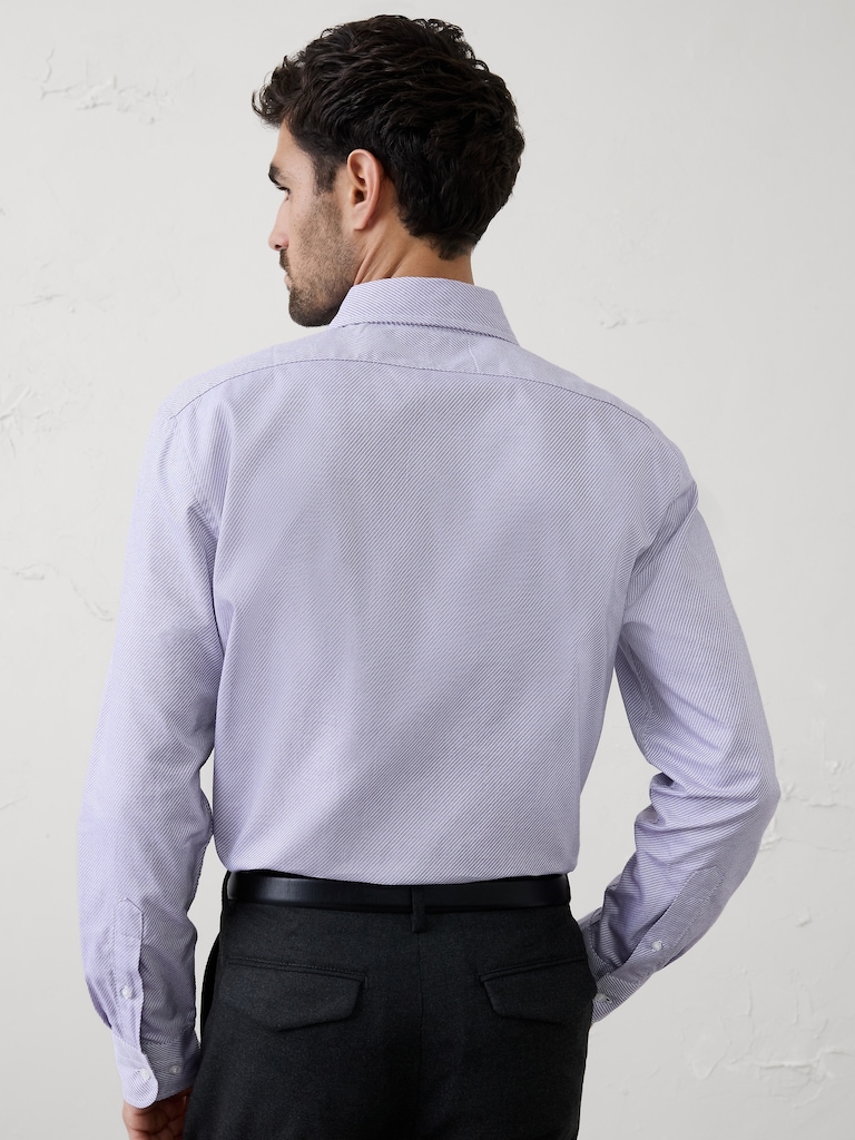 Slim-Fit Dobby Dress Shirt