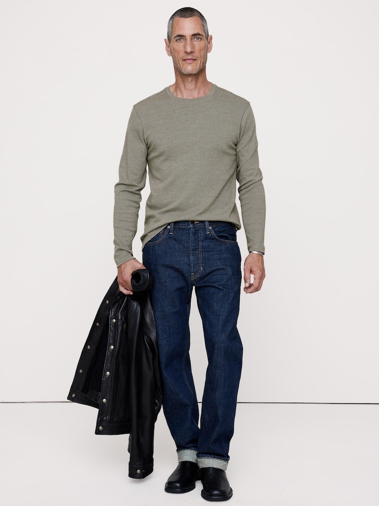 Luxury-Touch Long-Sleeve T-Shirt