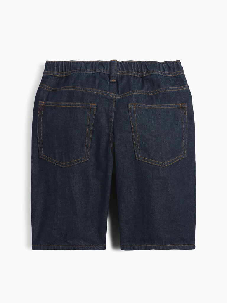 Kids Pull-On Loose Denim Shorts