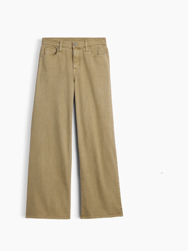 Mid Rise Wide-Leg Jeans