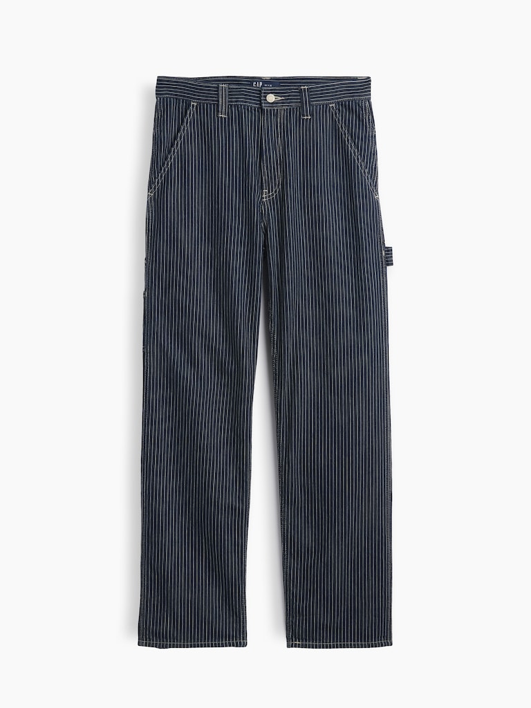 Relaxed Stripe Carpenter Jeans