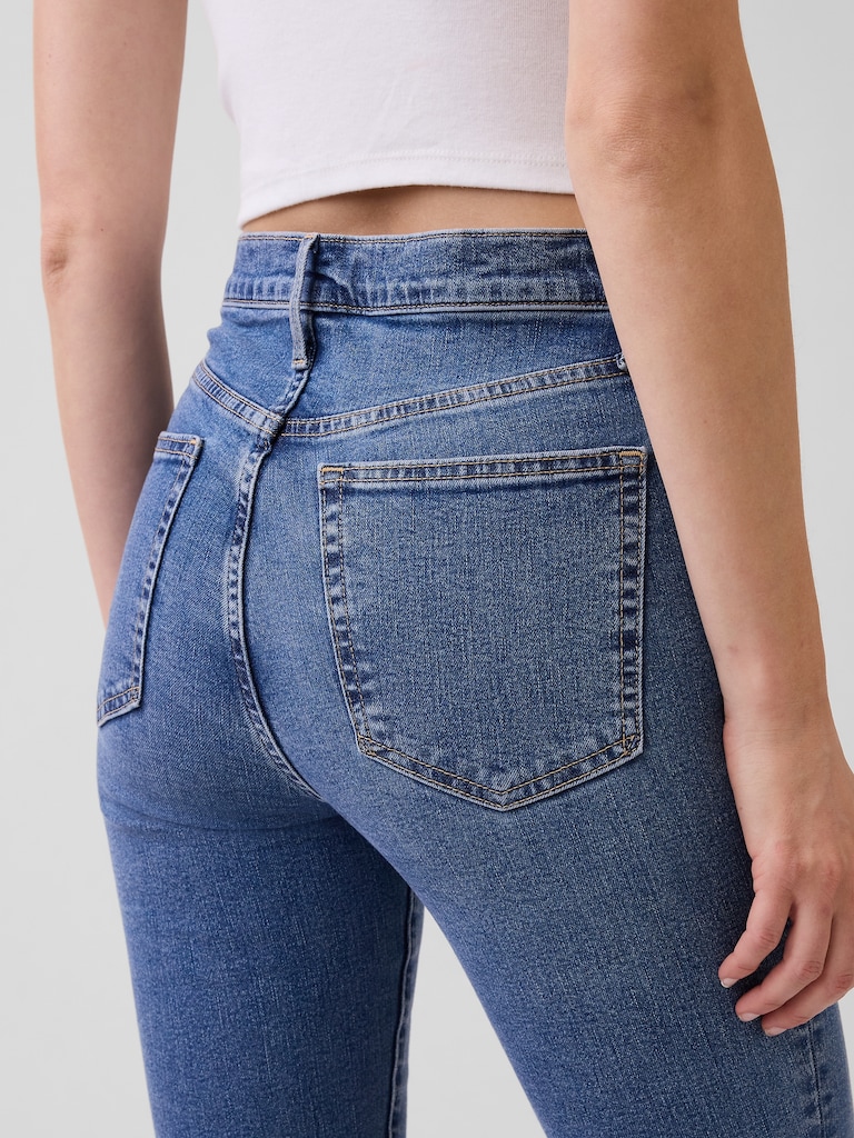 High Rise True Skinny Jeans