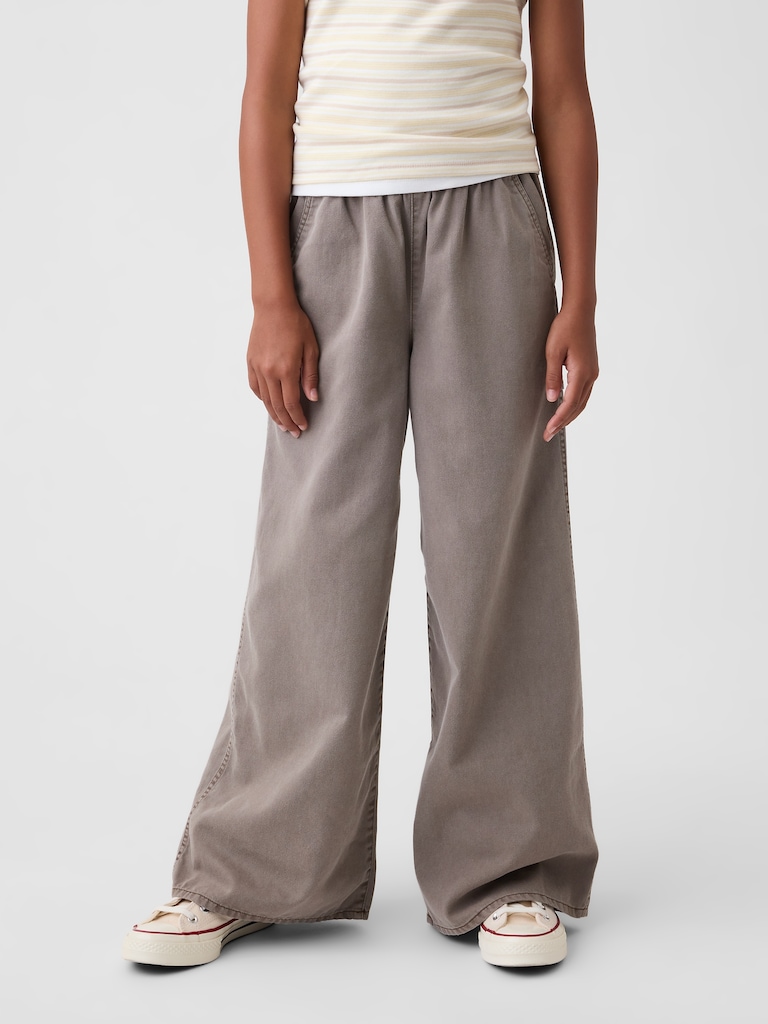 Kids Easy Wide-Leg Utility Pants