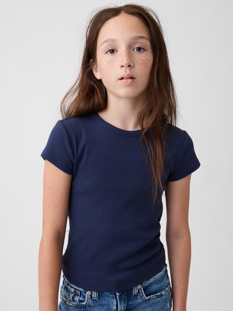 T-shirt côtelé pour Enfant